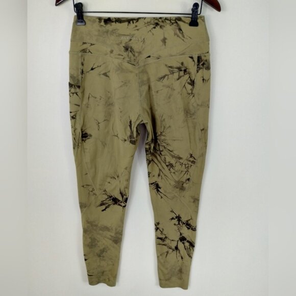 Alphalete Alphalux Force Leggings Size Small High Rise Cactus Green Workout Gym - Picture 6 of 7